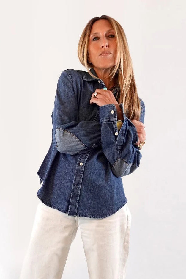 Kerri Rosenthal Keaton Denim Shirt | Shop Eleanor