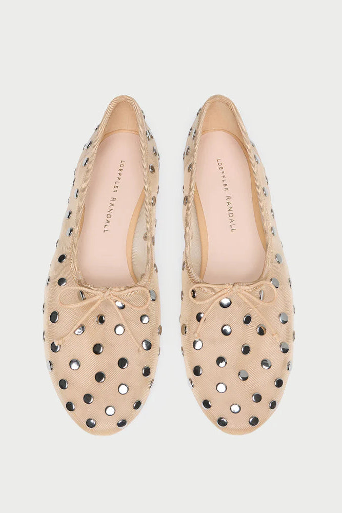 Loeffler Randall Landon Mesh Slip Ons with Studs | Shop Eleanor