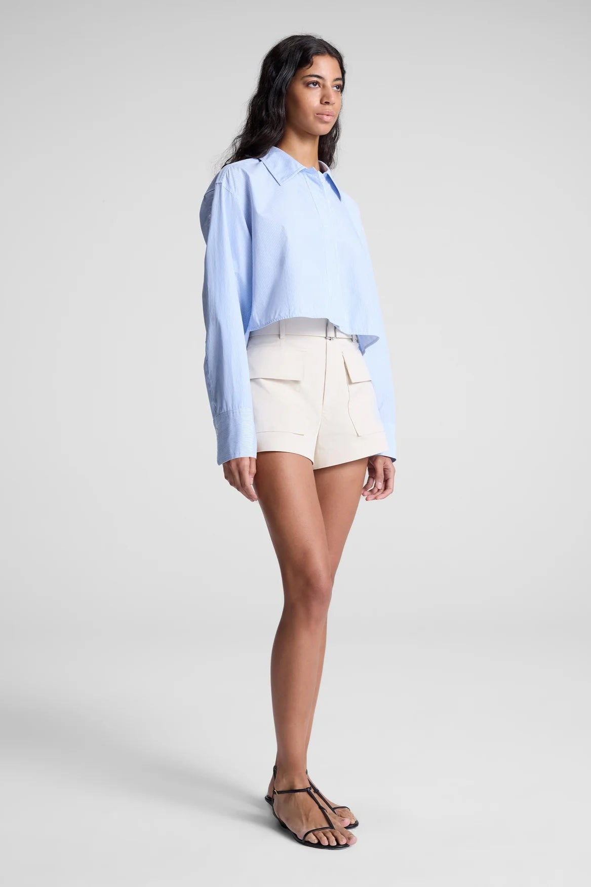 A.L.C. Maude Cropped Button Up Top | Shop Eleanor