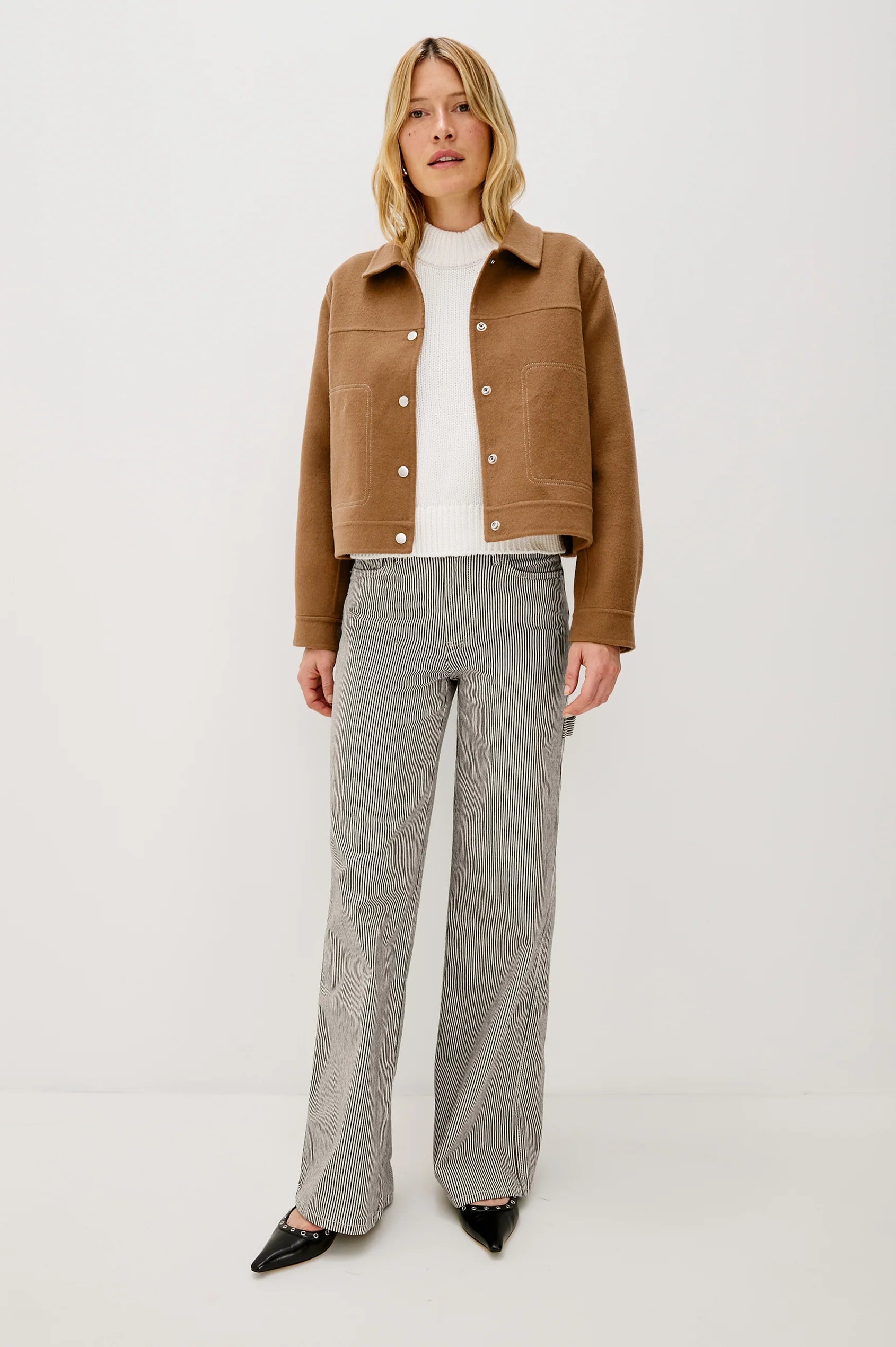 Rails Mountain Camel Brown Wool Jacket | Shop Eleanor - Women's Luxury Apparel in Colorado