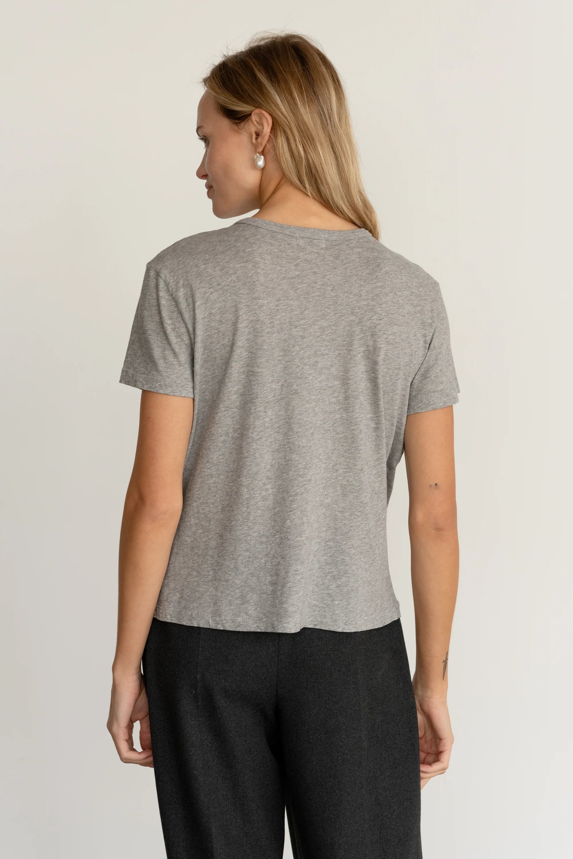 Donni Jersey Tee in Heather Grey | Shop Eleanor - Women's Basics in Louisville, CO