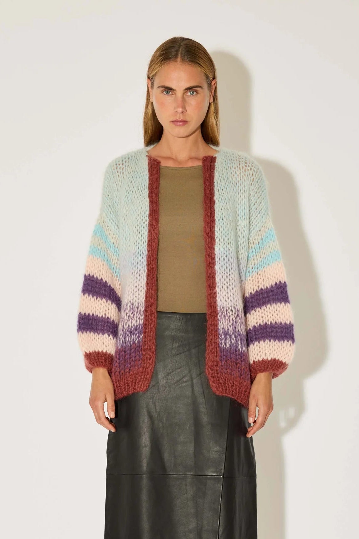 Maiami Mohair Gradient Bomber | Shop Eleanor - Women's Sweaters