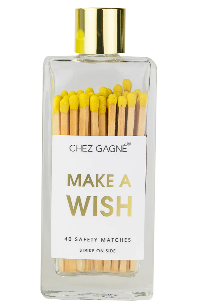 Chez Gagne Safety Matches "Make a Wish" | Shop Eleanor
