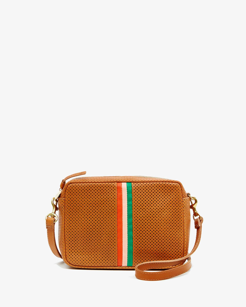 Clare V. Midi Sac in Inlay Stripes | Shop Eleanor