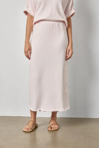 Lilla P. Terry Skirt in Rosewater | Shop Eleanor 