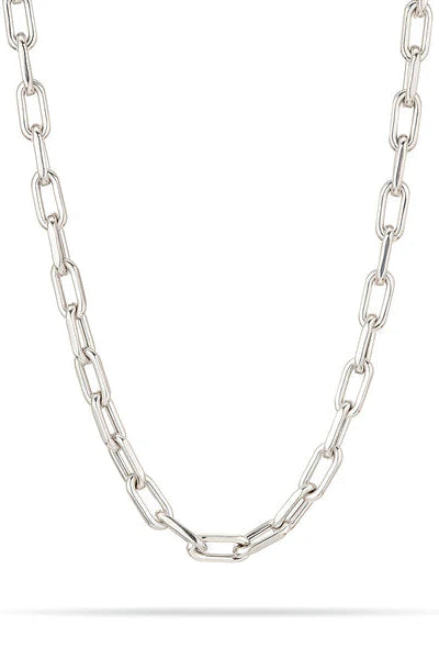 Adina Reyter 5.3mm Silver Italian Chain Necklace | Shop Eleanor