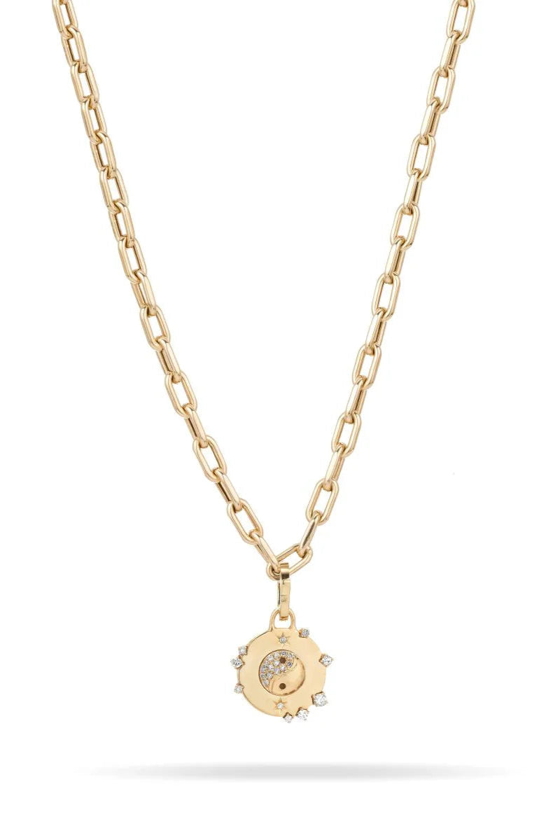 Adina Reyter Zodiac Diamond Gemini Charm on Italian Chain | Shop Eleanor