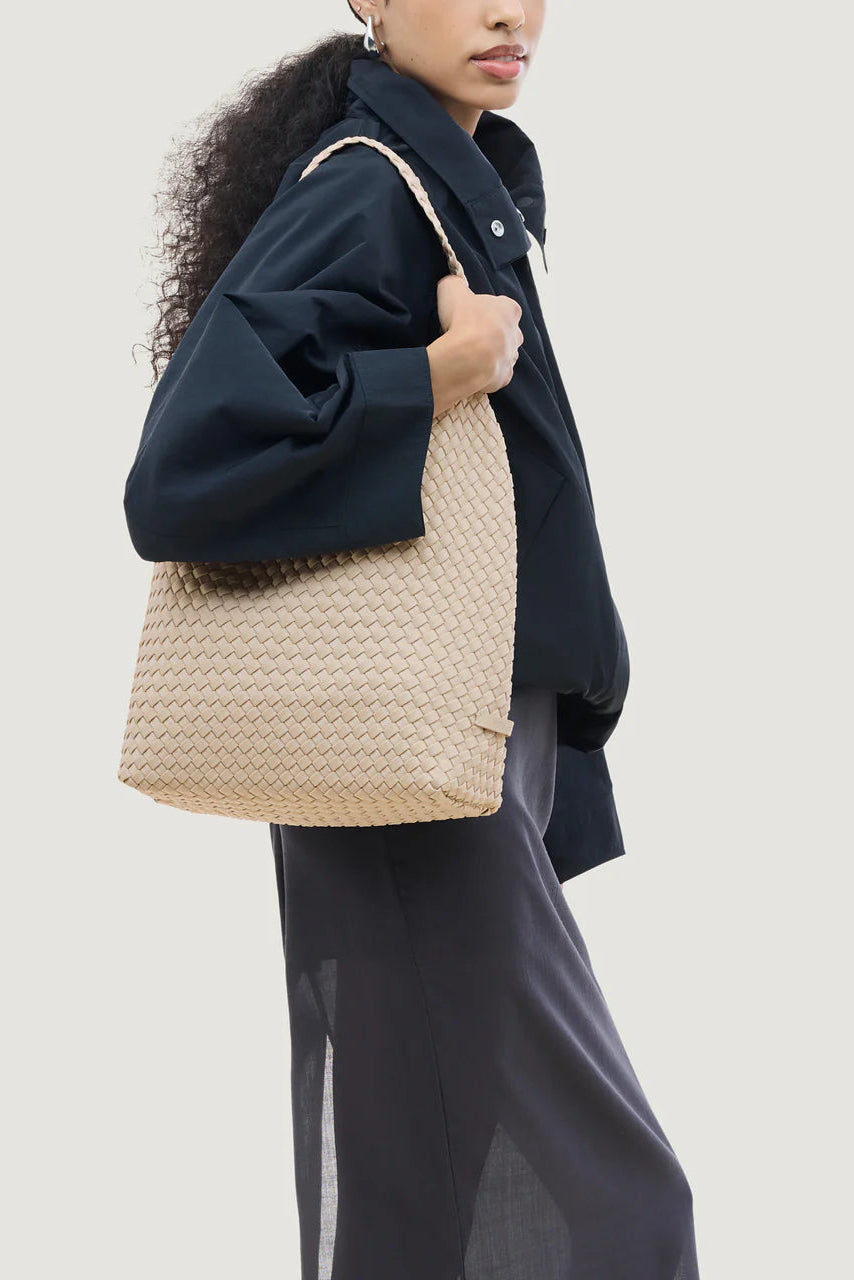 Naghedi Nomad Medium Hobo in Ecru | Shop Eleanor