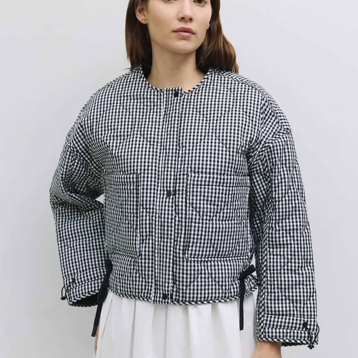 Kero　IRENE Shadow Plaid Jacket Kero IRENE Shadow Plaid Jacket Nº21 Oversized Wool Jacket in