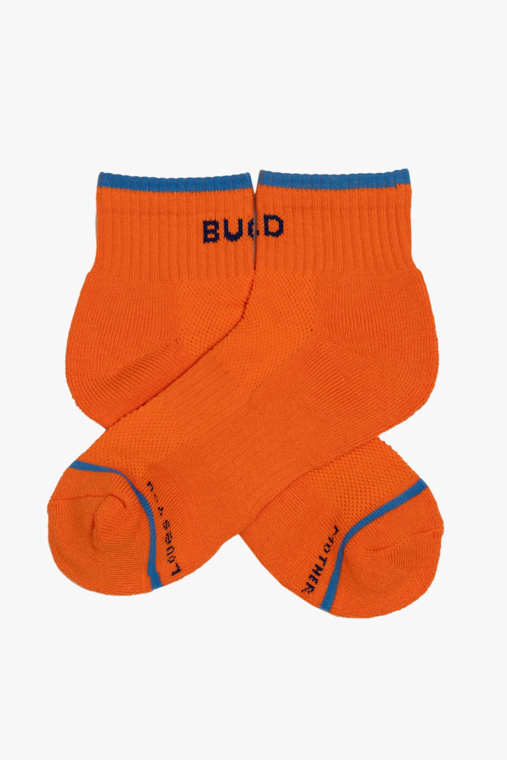 Mother Baby Steps Ankle Socks in Orange Buck Wild | Shop Eleanor 