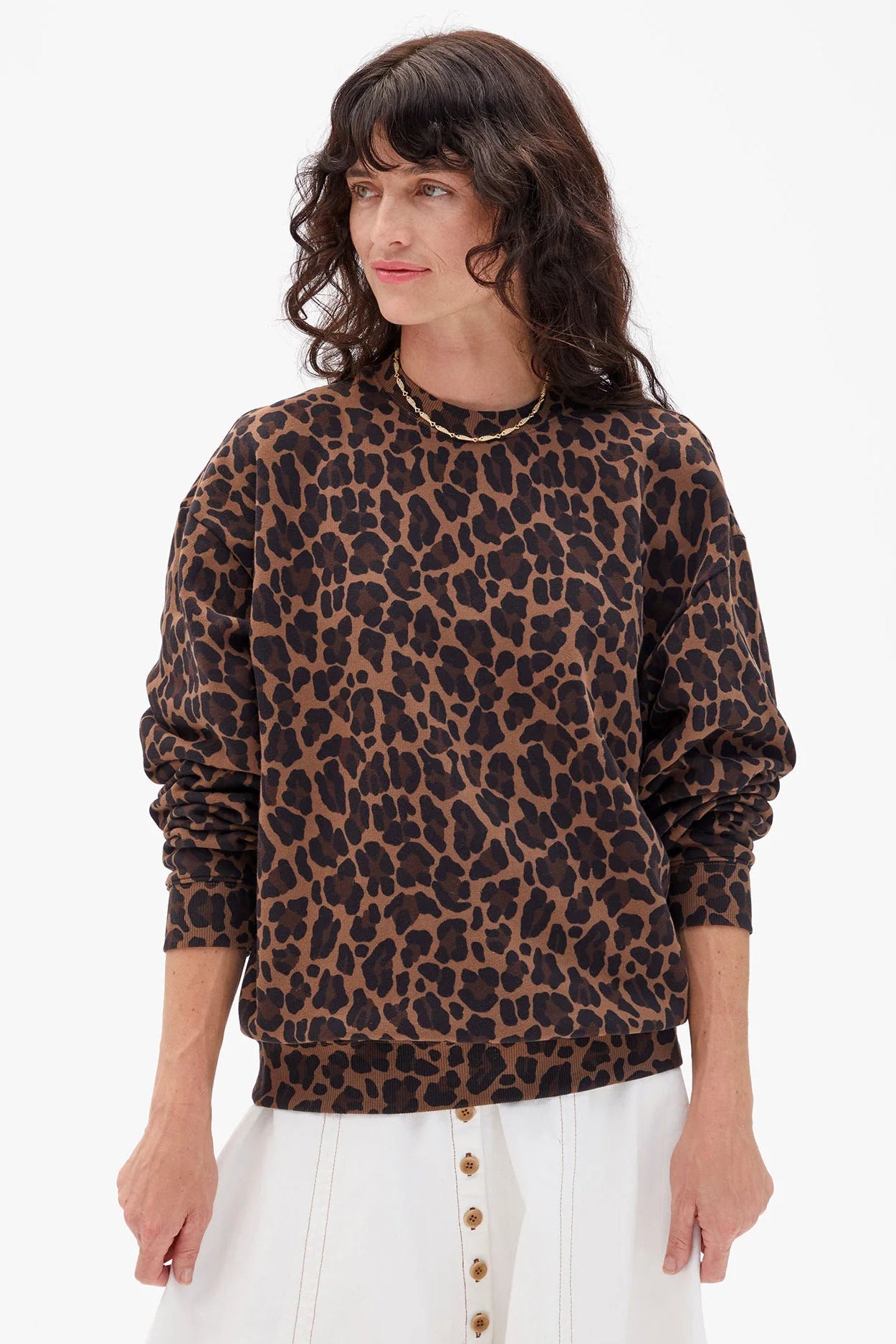 Clare V. Double Jaguar Oversized Sweatshirt | Shop Eleanor