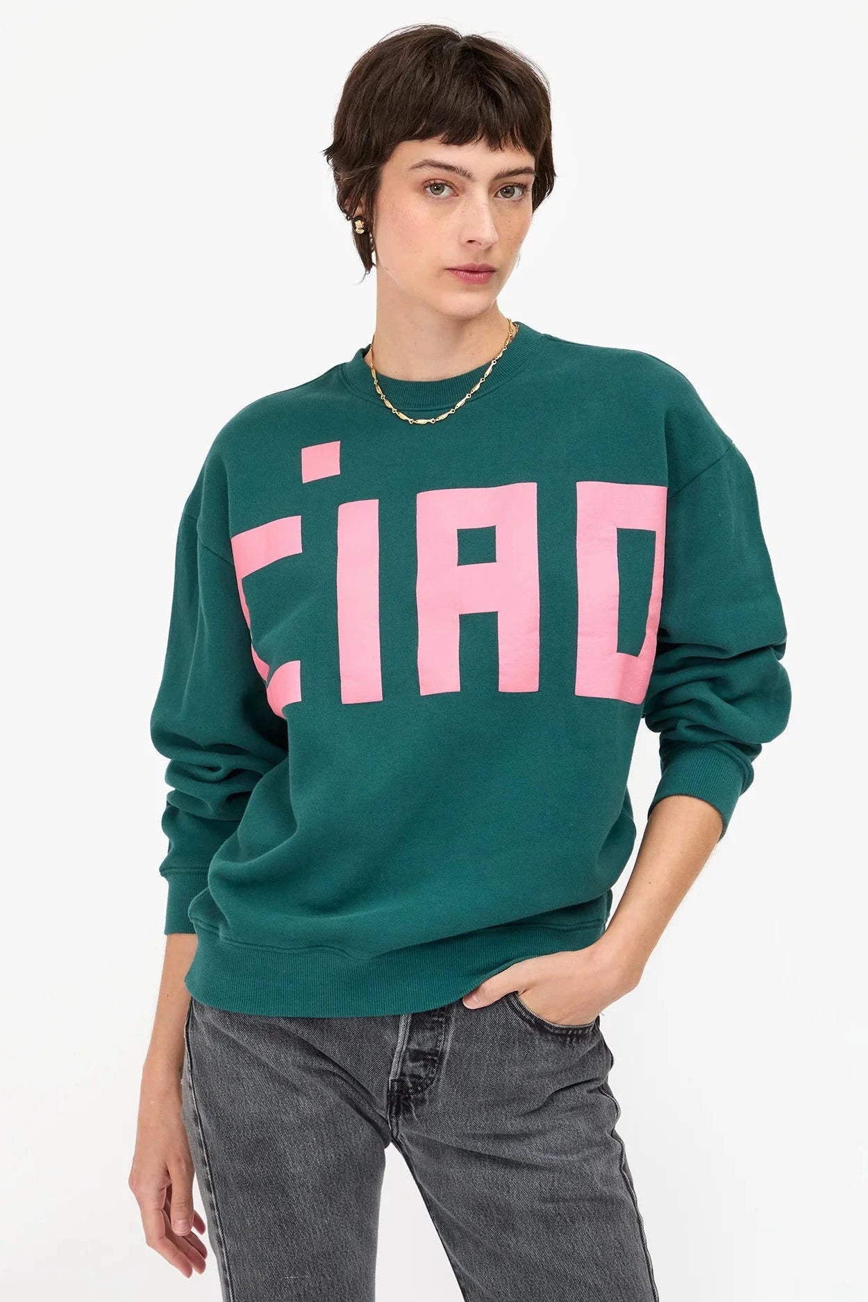 Clare V. Ciao Oversized Sweatshirt | Shoer Eleanor