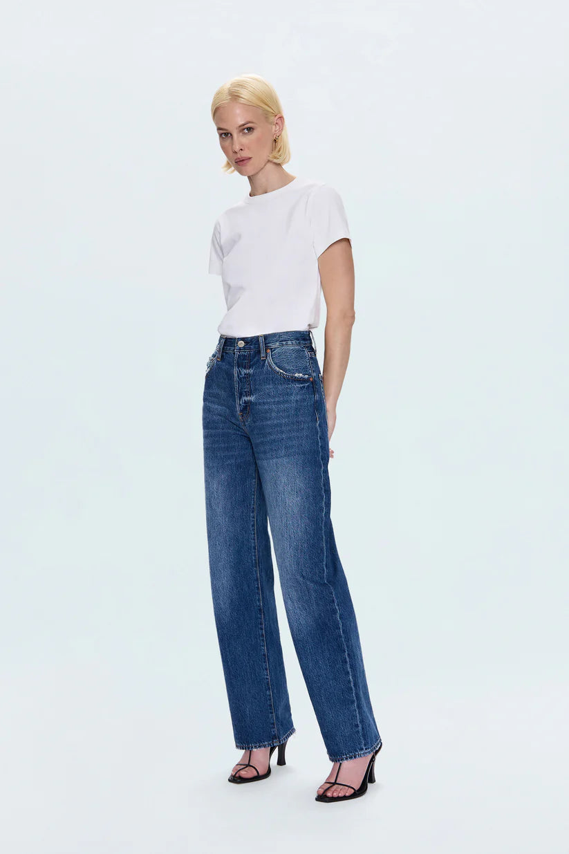 Tate High Rise Bowed Wide Leg Jean | Shop Eleanor - Women's Casual Apparel near Denver