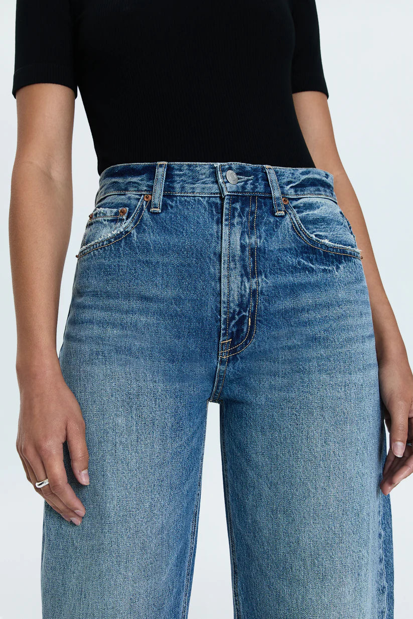 Pistola Wes High Rise Barrel Non-stretch Denim | Shop Eleanor - Women's Designer Apparel in Colorado