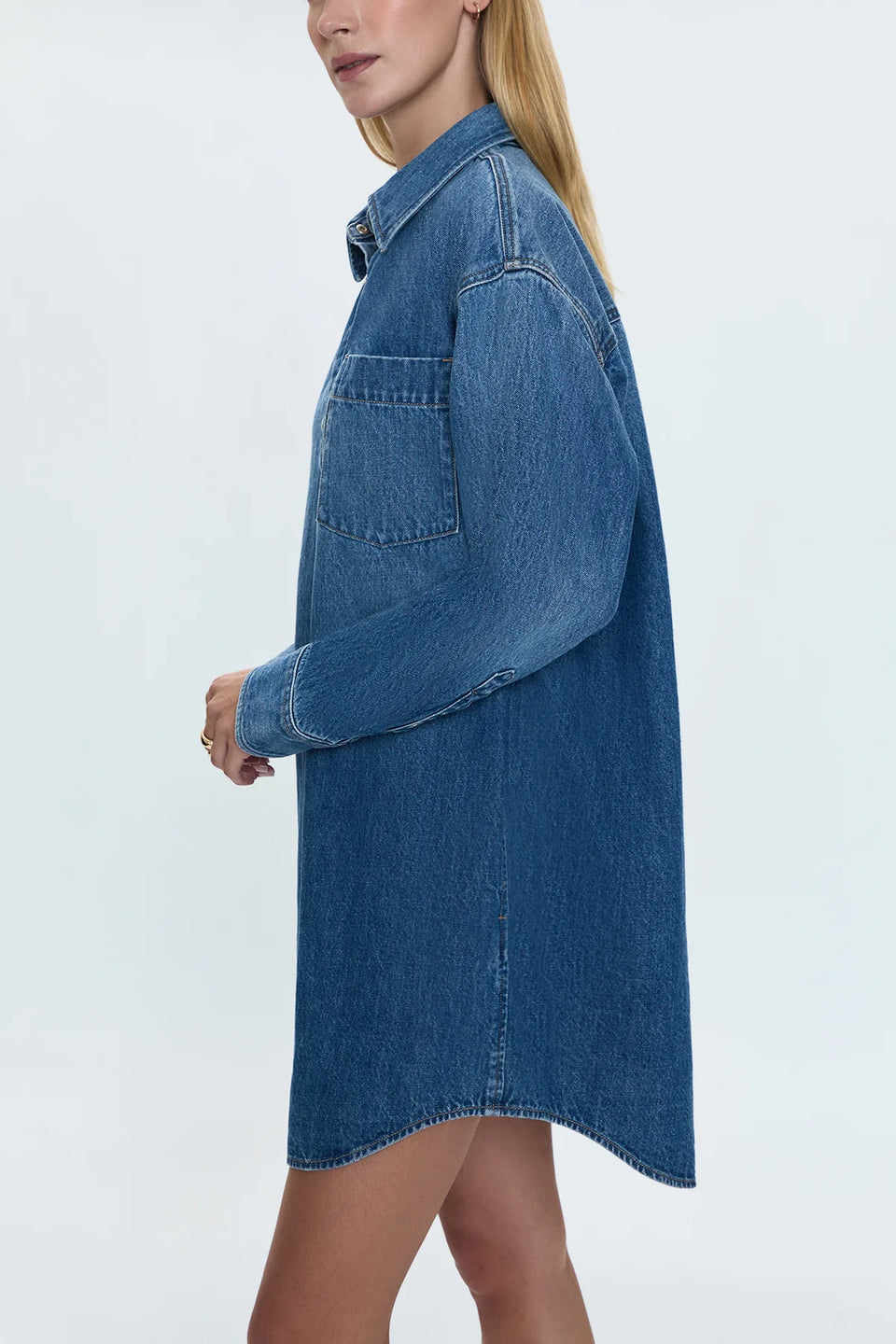 Pistola Elle Denim Dress in Karat | Shop Eleanor