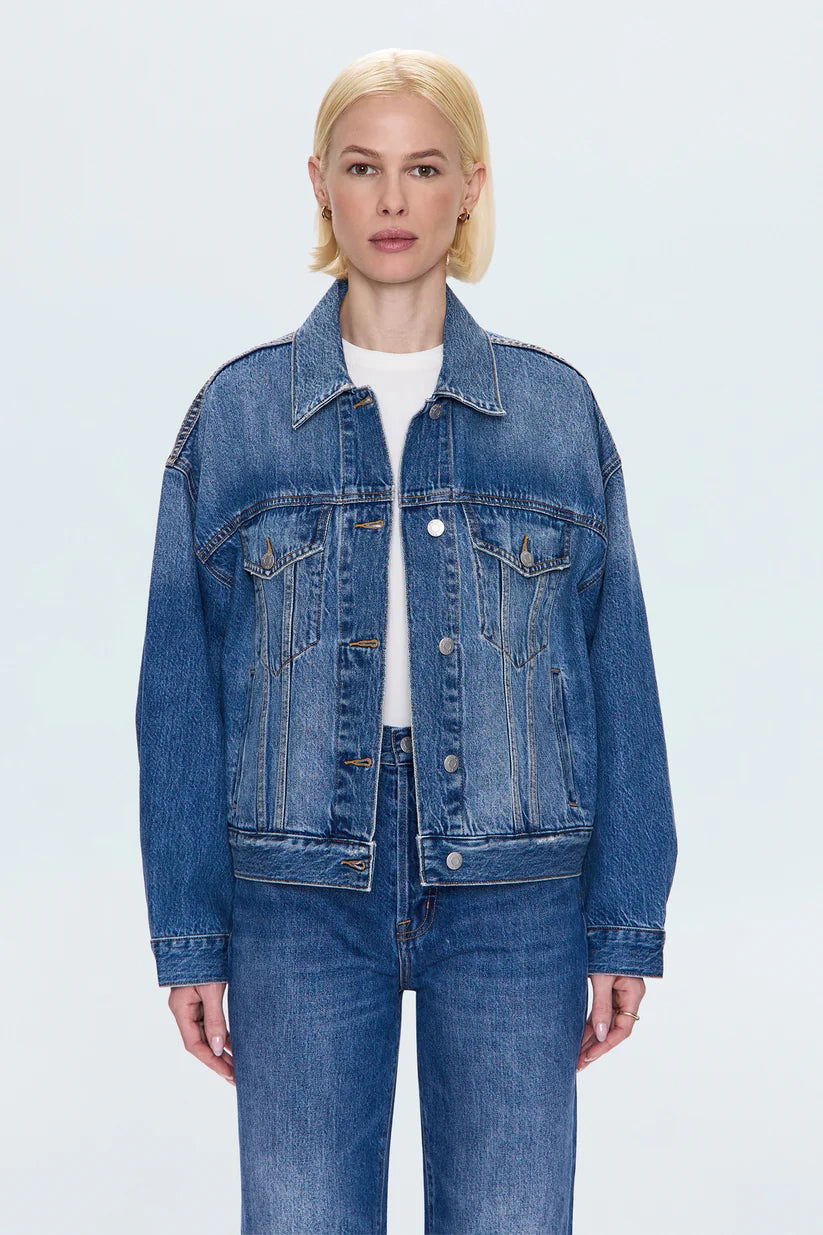 Pistola Harley Denim Jacket in Roulette | Shop Eleanor - Women's Designer Boutique