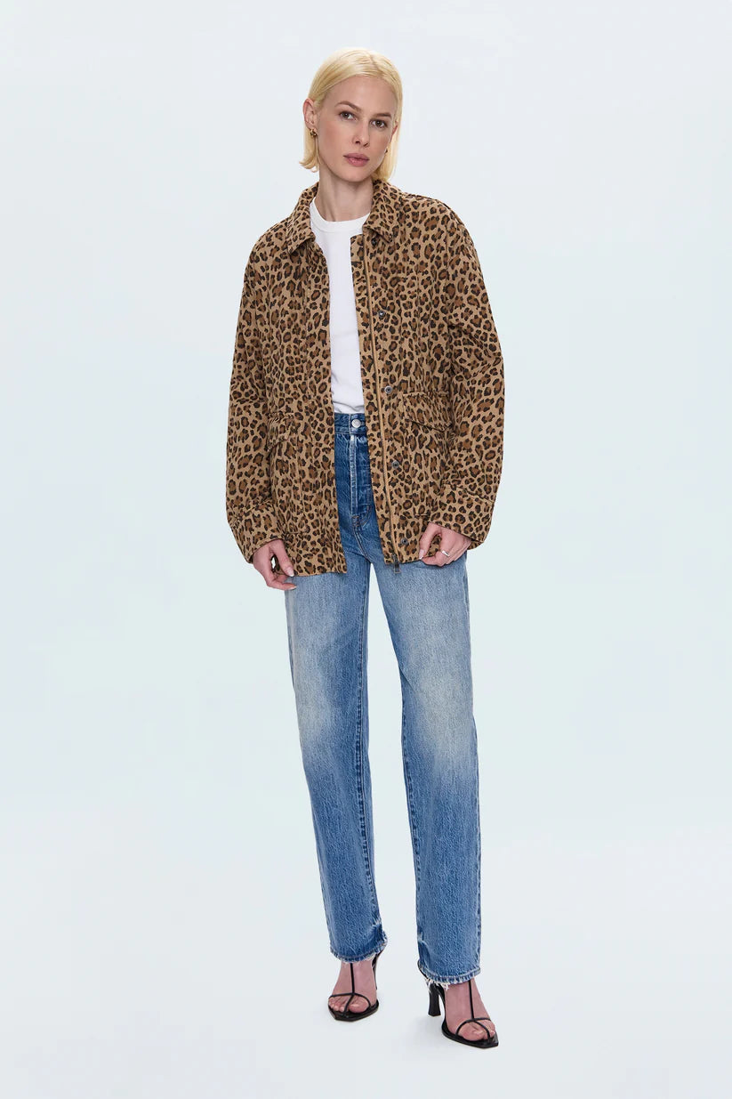Pistola Cecile Collared Jacket in Feline | Shop Eleanor - Women's Luxury Clothing Boutique