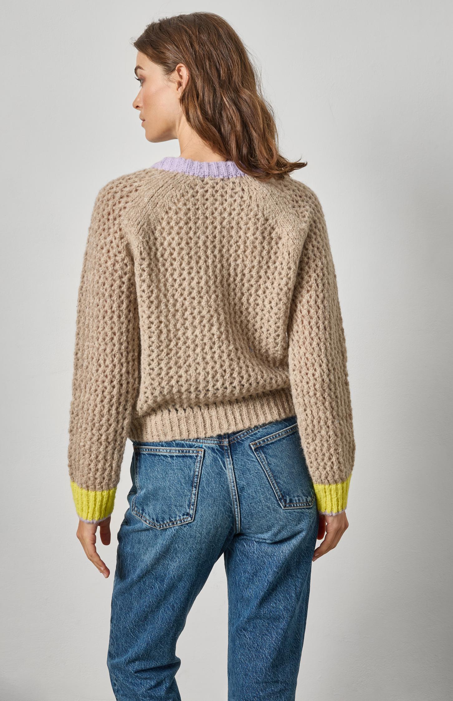 Lilla P Contrast Trim Crew Sweater | Shop Eleanor - Women's Sweaters