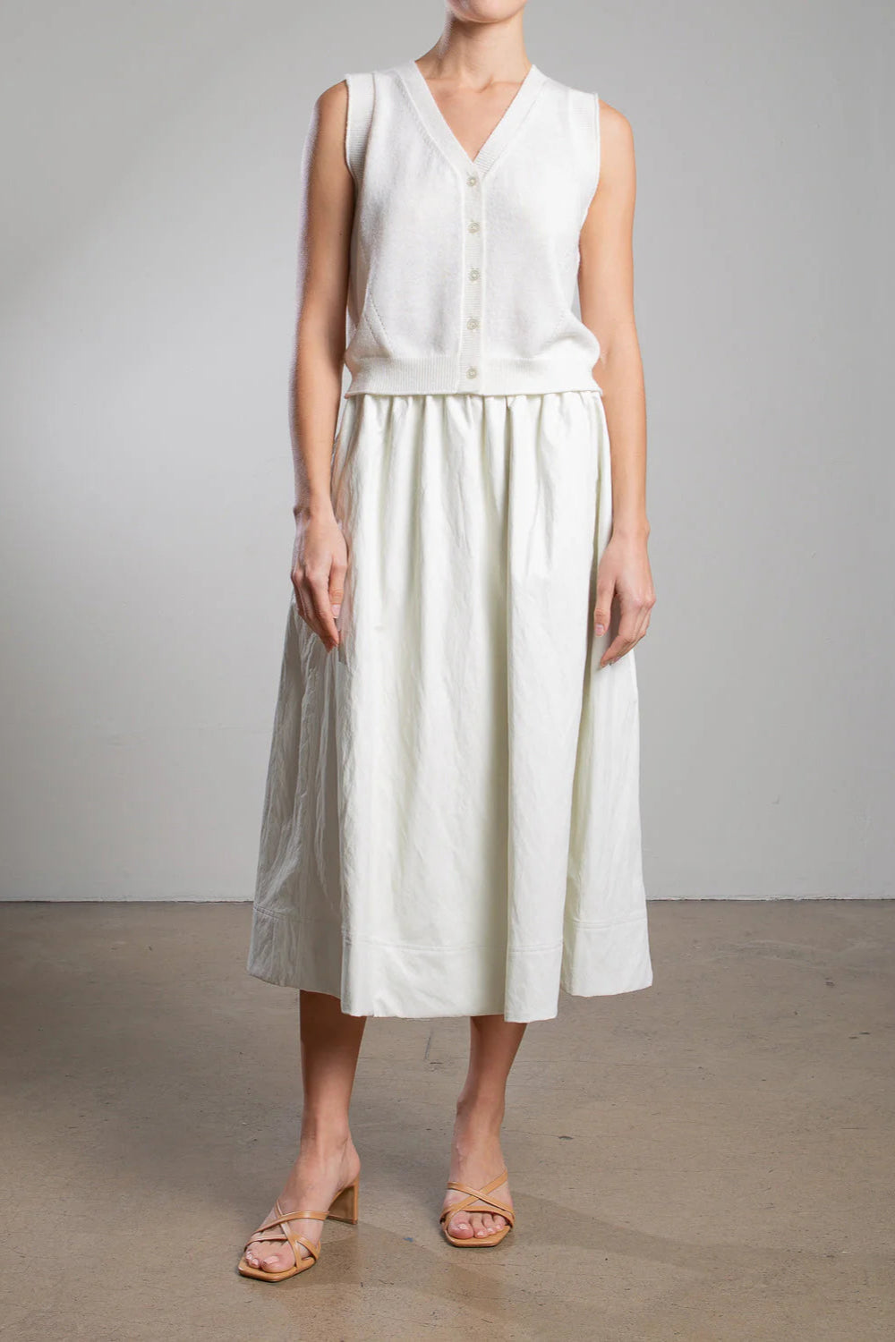 The Pharaoh Claudia Skirt in Faux Leather | Shop Eleanor - Women's Ready to Wear Clothing Boutique