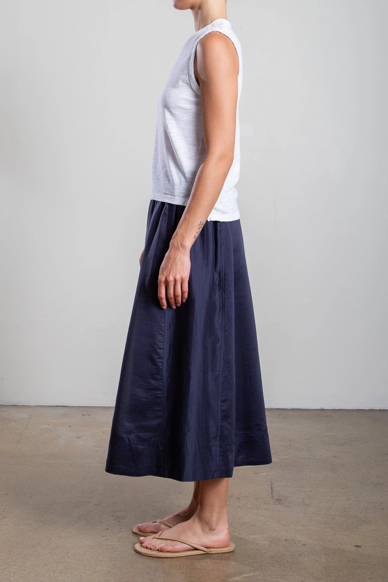 Pharaoh Claudia Skirt in Navy | Shop Eleanor