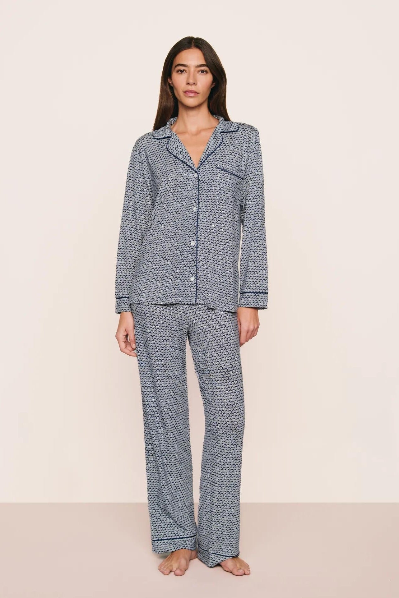 Eberyjey Giselle Printed Seashell Pajama Set | Shop Eleanor