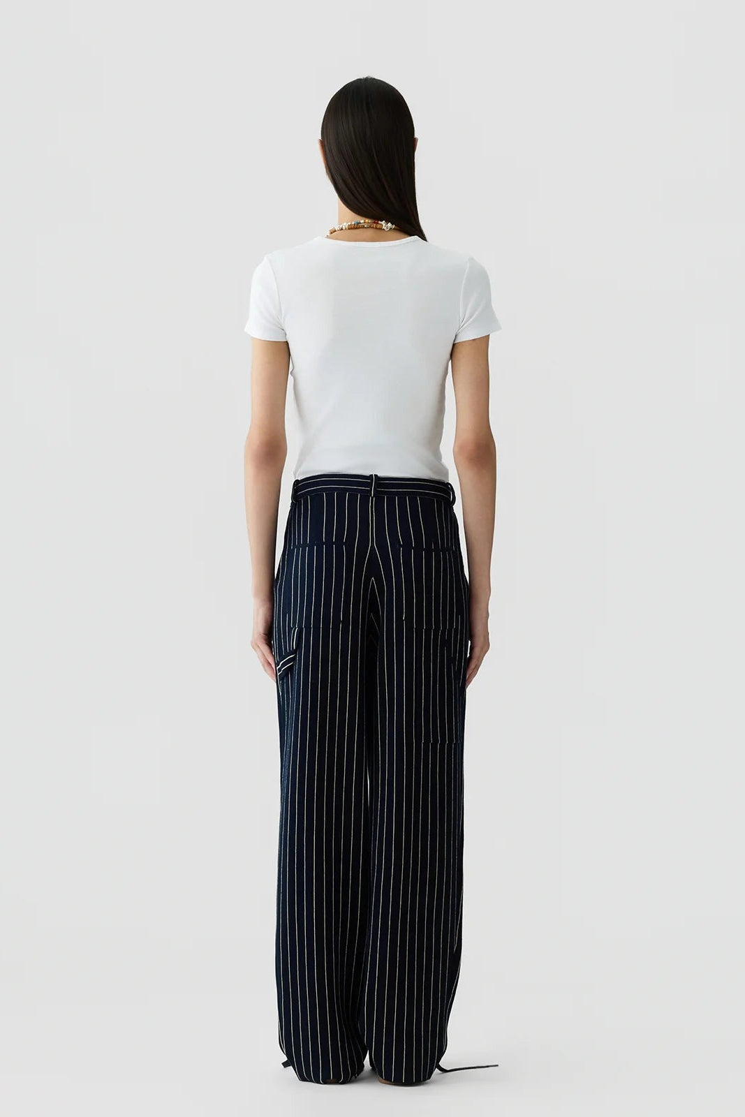 Guest in Residence Pinstripe Carpenter Pant | Shop Eleanor