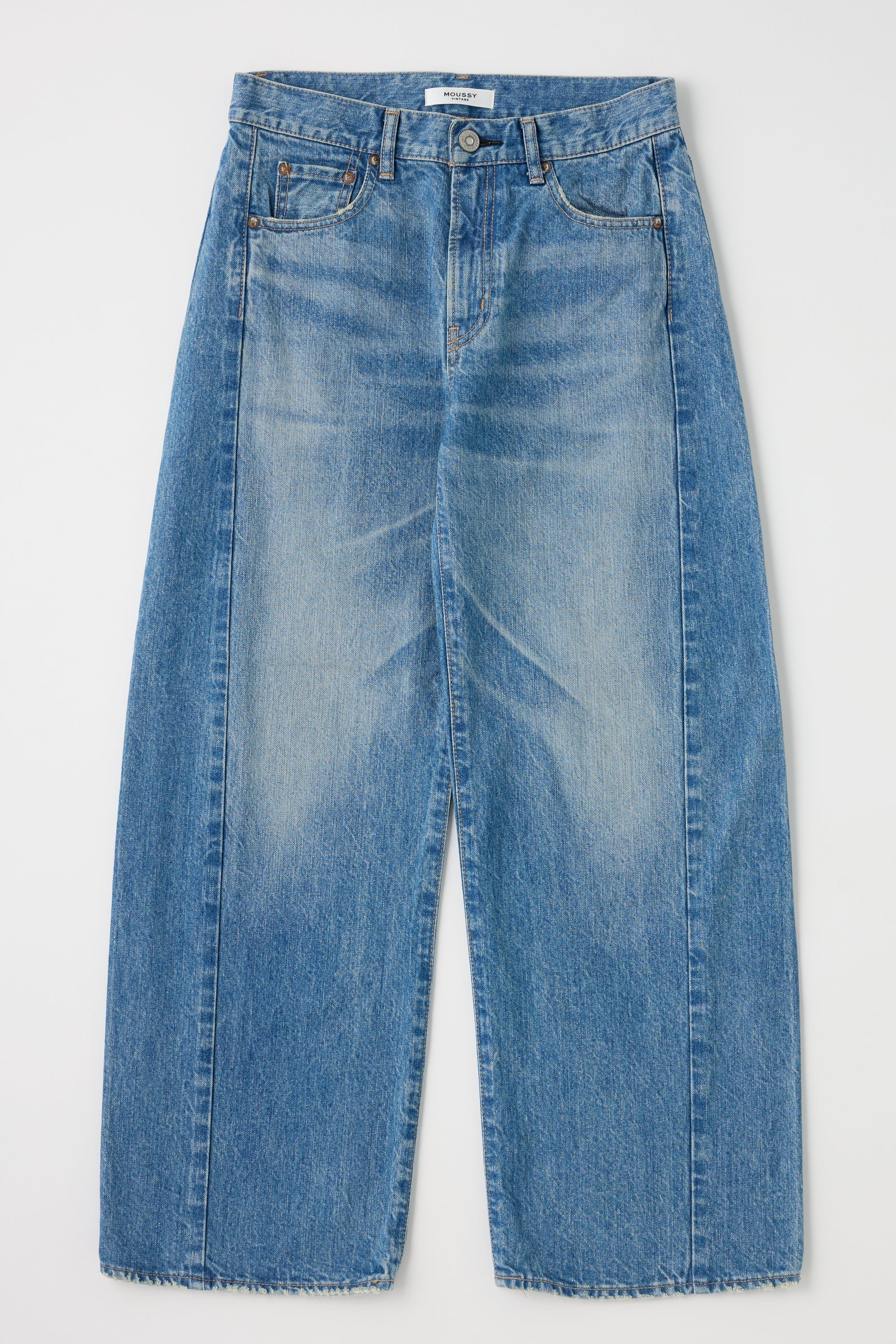 Moussy Vintage Bayard Side Line Denim Jean in Blue | Shop Eleanor