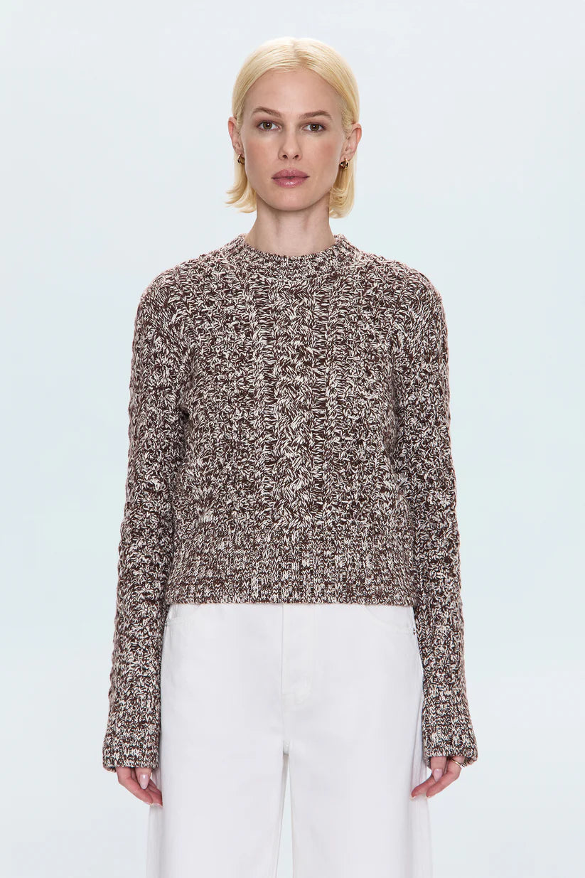 Pistola Quinn Sweater in Chocolate | Shop Eleanor - Women's Designer