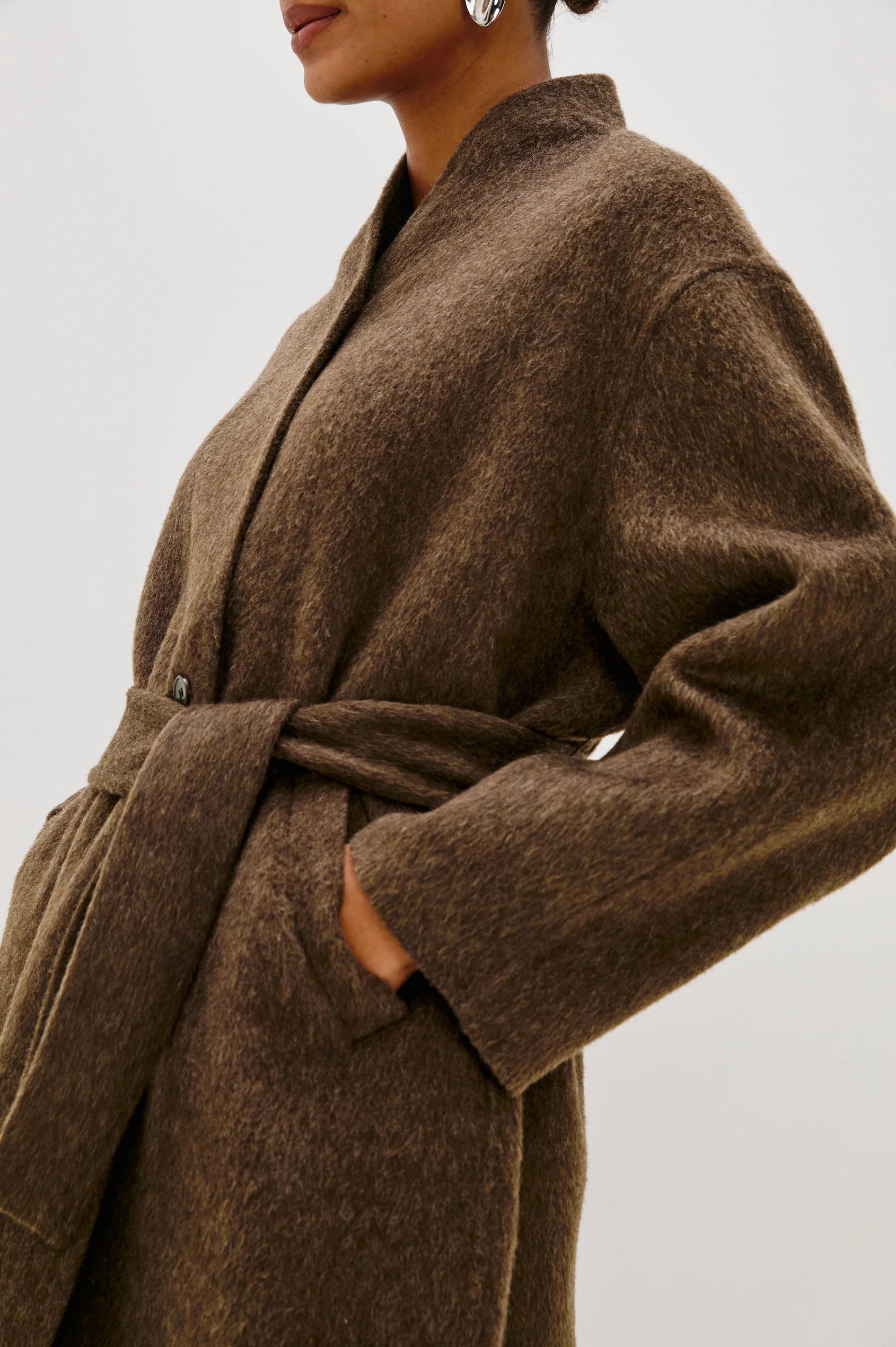 Rails Roland Fur Wool Coat | Shop Eleanor - Women's Designer Coats and Jackets