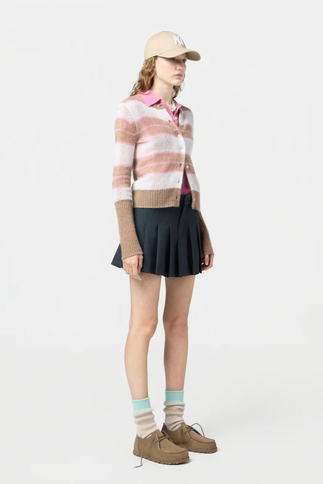 Guest in Residence Cashmere/Silk Premium Soft Plaid Cardigan | Shop Eleanor - Women's Online Luxury Clothing