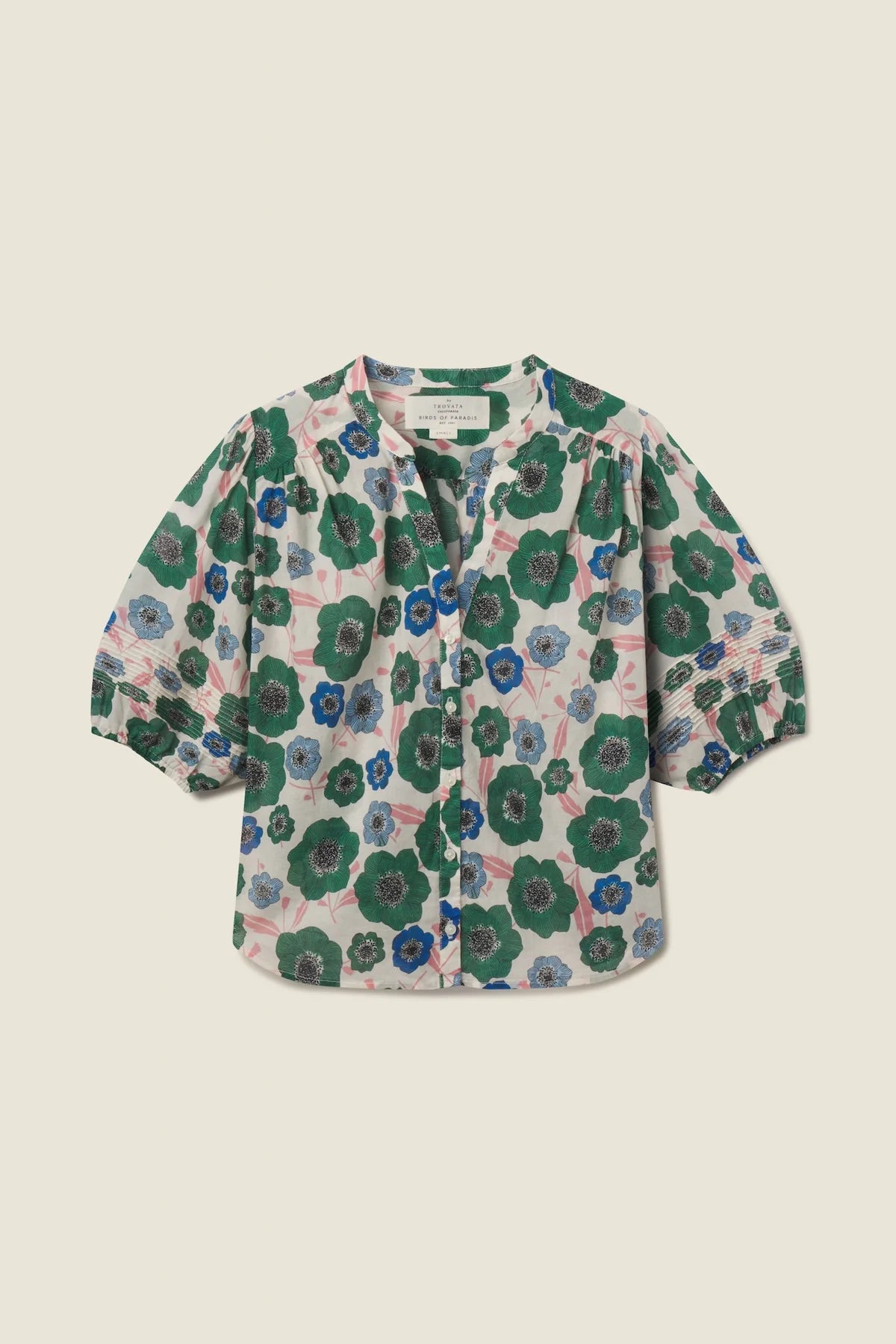 Trovata Loren Blouse in Greenhouse | Shop Eleanor - Colorado Boutique