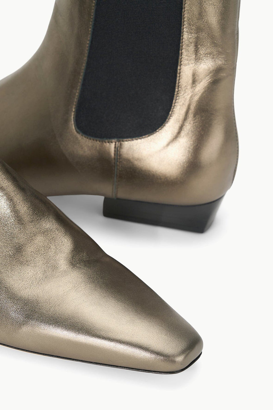 The Staud Wally Chelsea Boot in Bronze