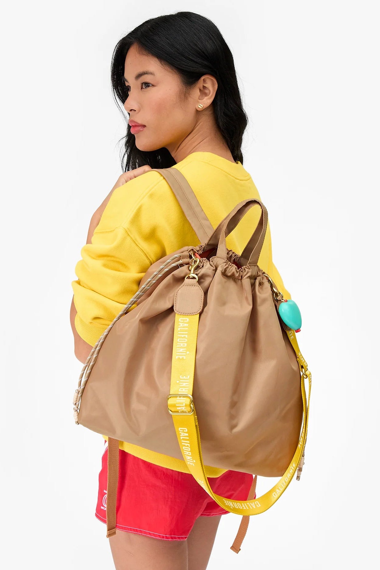 Clare V. Sac Tout Back Pack in Latte | Shop Eleanor