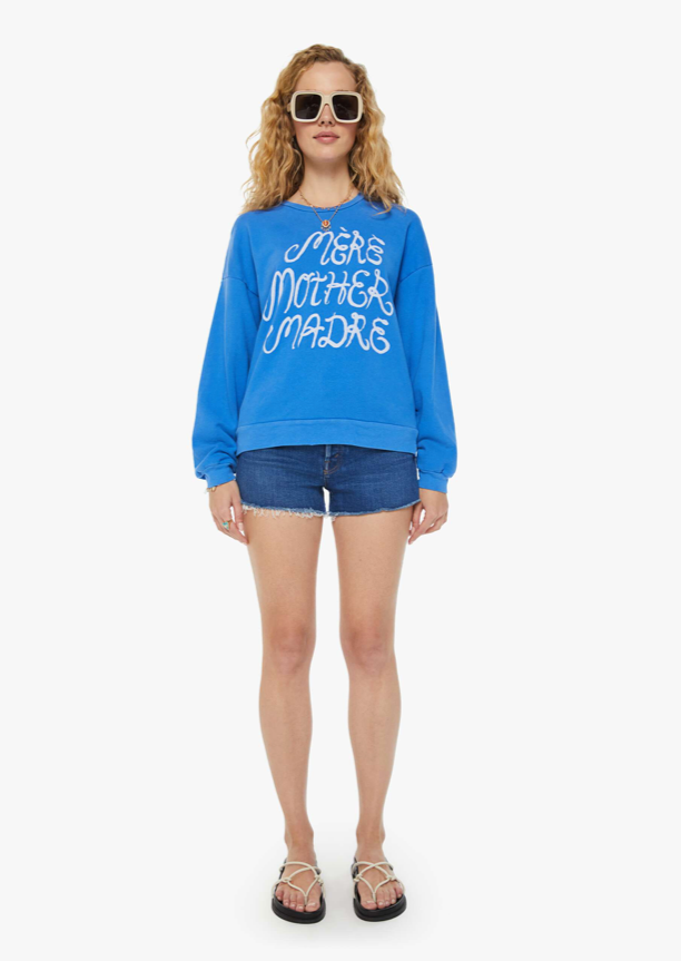 The Drop Square Sweatshirt from Mother 