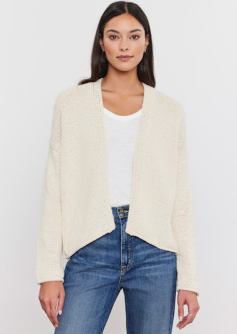 The Hollie Cardigan from Velvet by Graham and Spencer in Cream