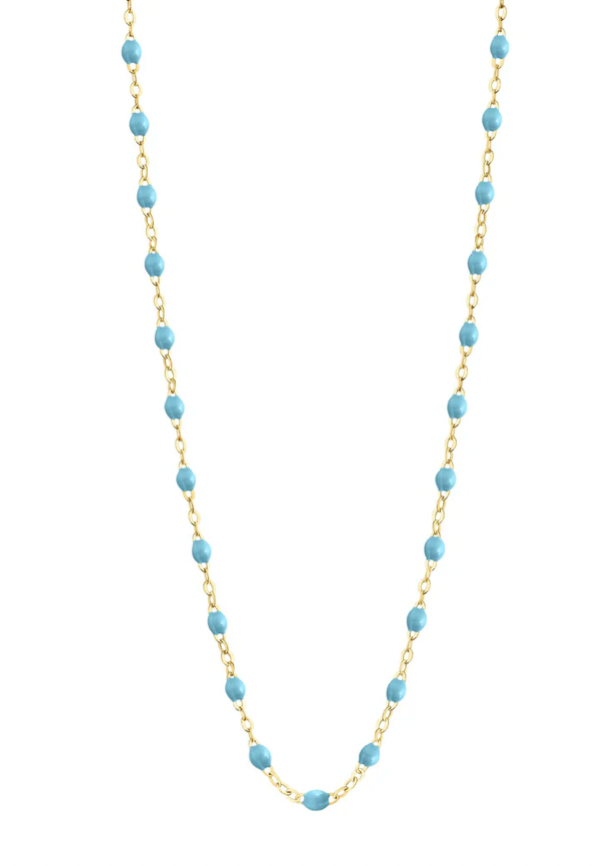 Classic Gigi CLOZEAU 17.7" Necklace in Turquoise Green