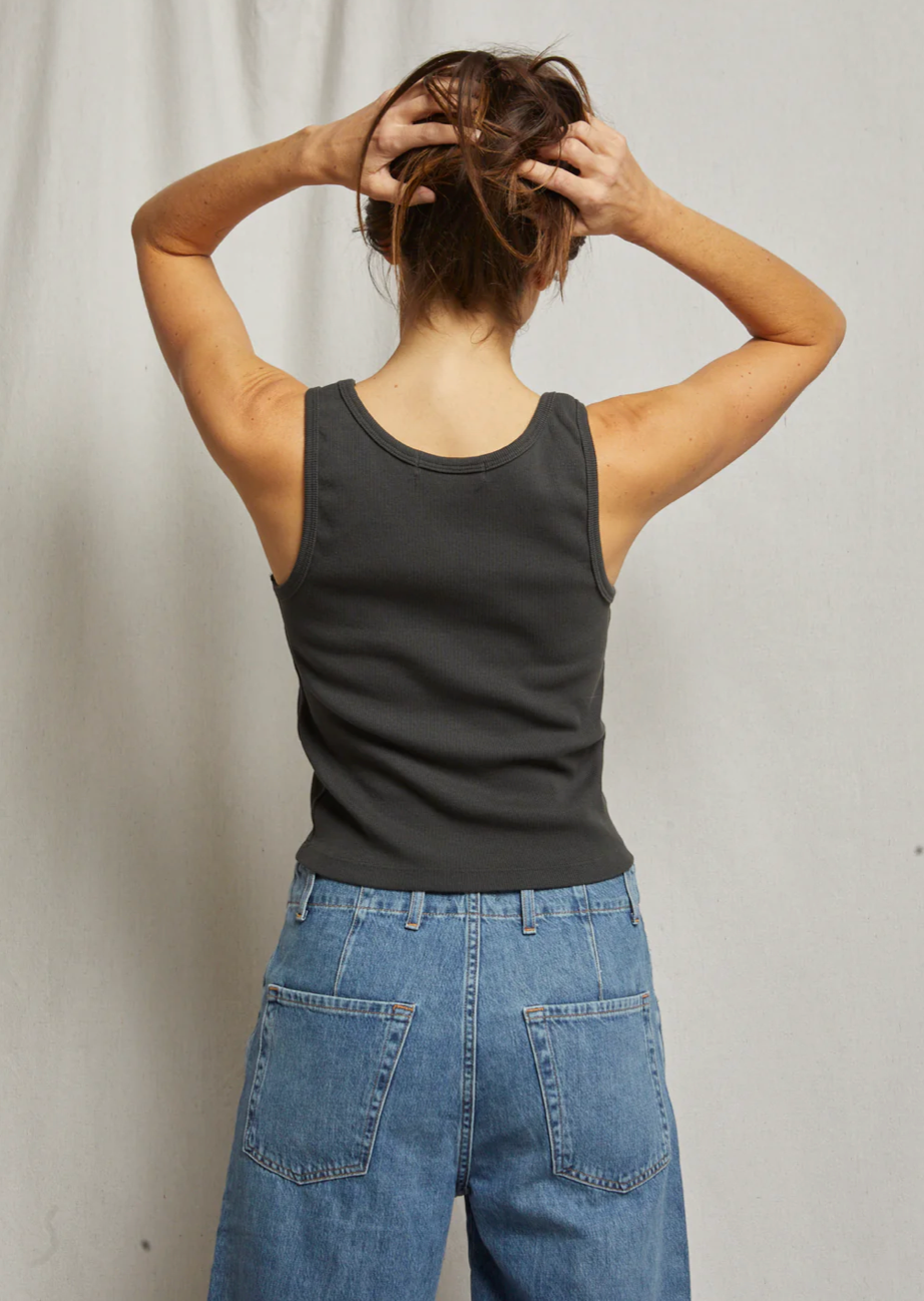 The Maria Tank from Perfect White Tee in Vintage Black