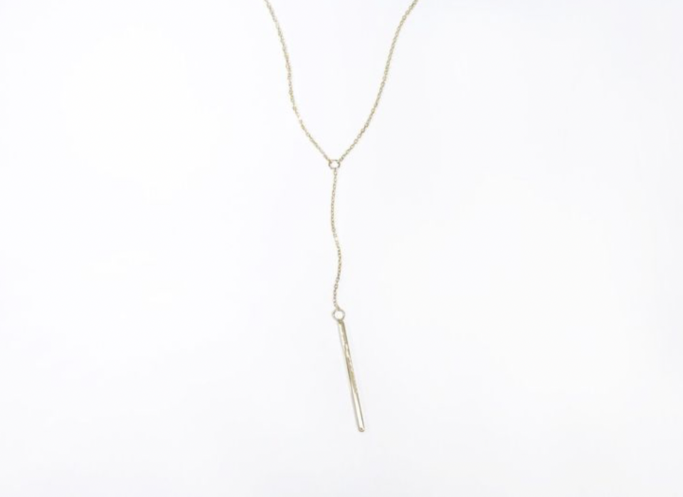 Linear Y Necklace