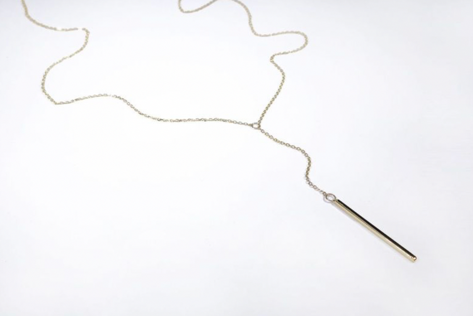 Linear Y Necklace