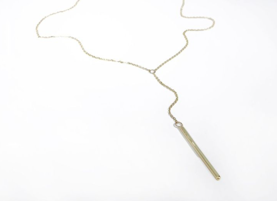 Linear Y Necklace