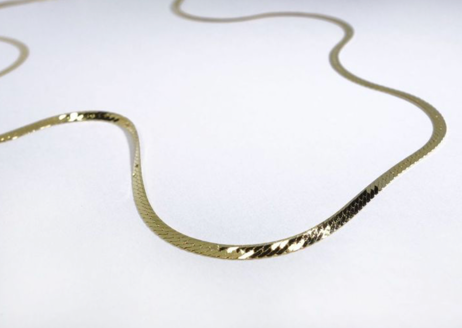 The Talisman Skinny Flow Chain in Gold