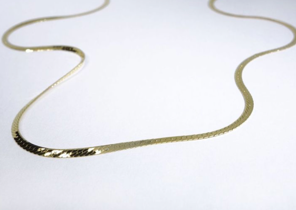 The Talisman Skinny Flow Chain in Gold