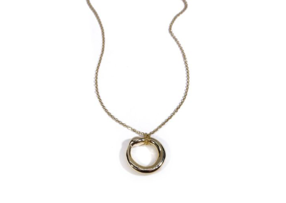 The Talisman Ouroboros Necklace in Gold