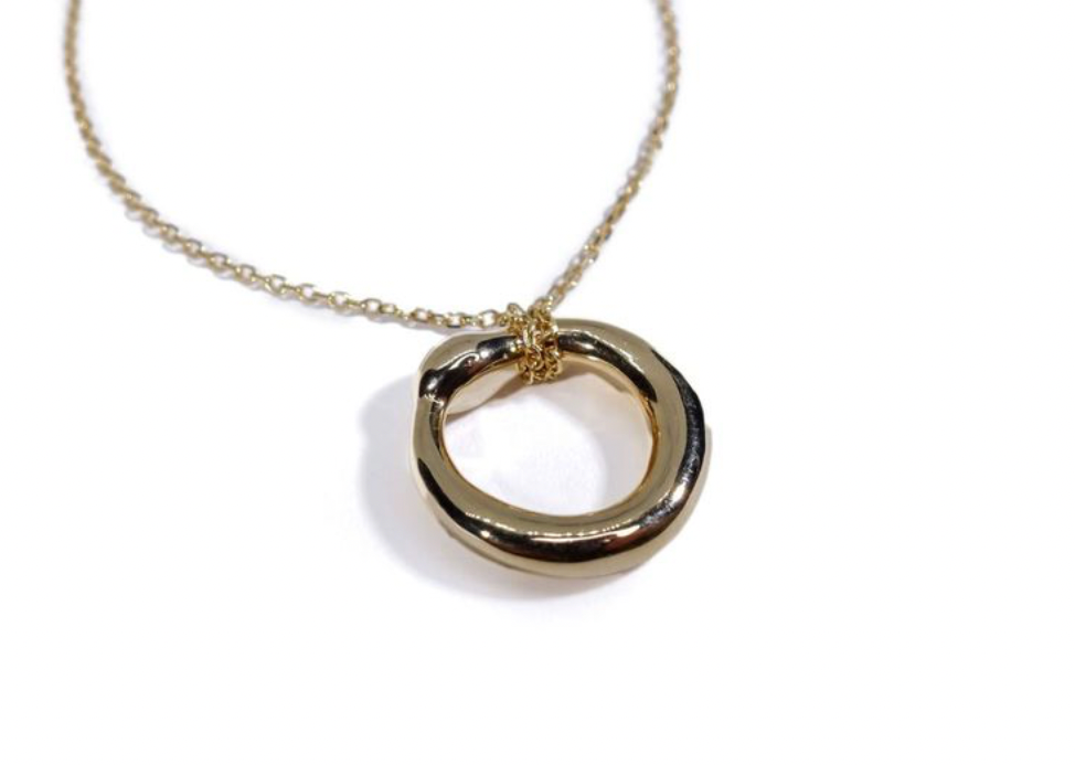 The Talisman Ouroboros Necklace in Gold