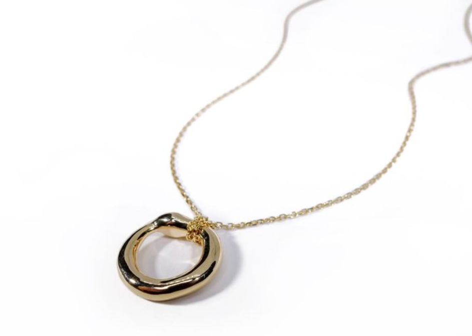 The Talisman Ouroboros Necklace in Gold