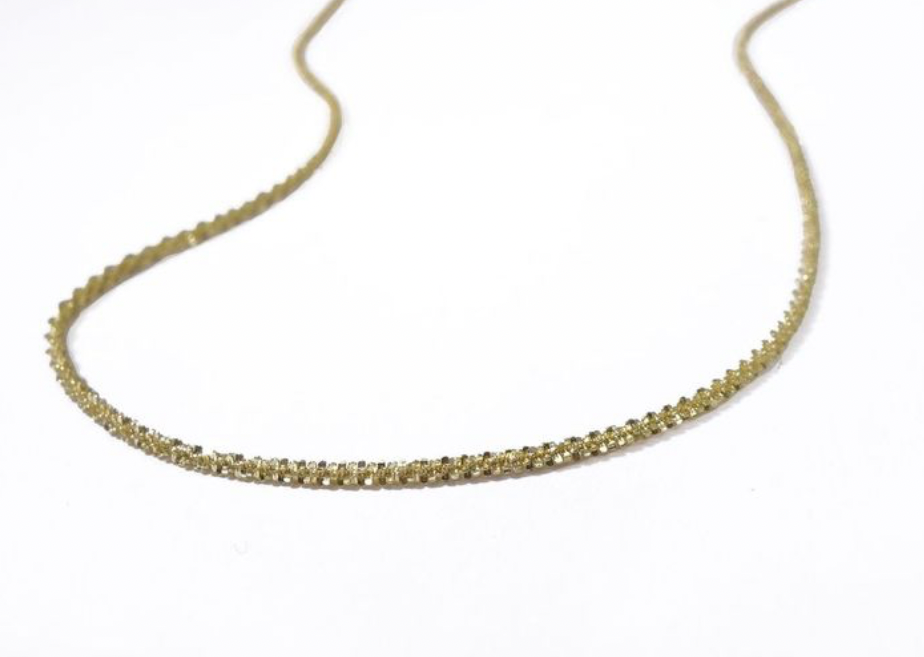 The Talisman Sparkle Chain Necklace in Gold