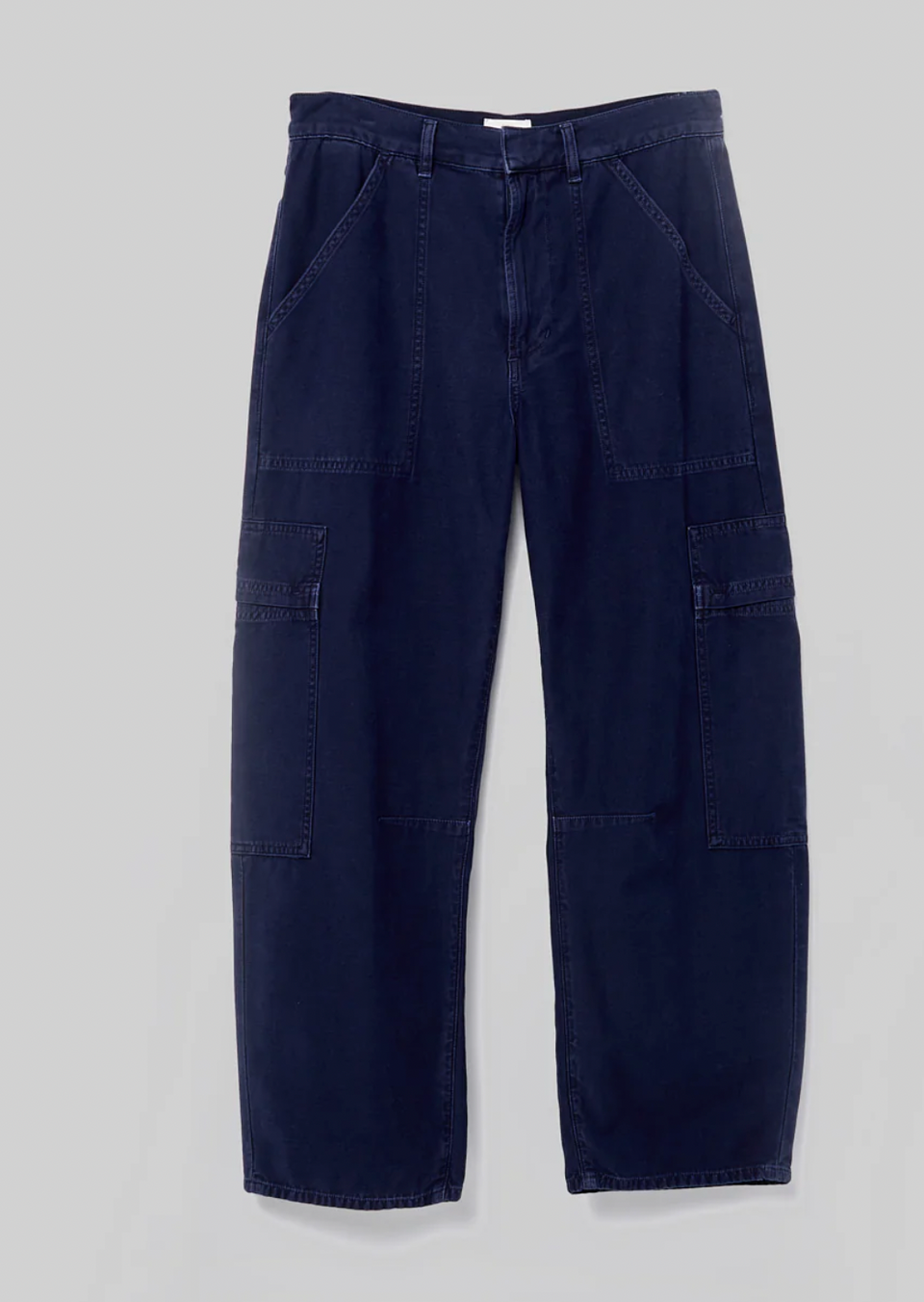 The Marcelle Low Slung Cargo Pant in Navy 