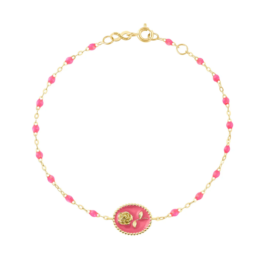 The Gigi CLOZEAU Pink Rose Bracelet 