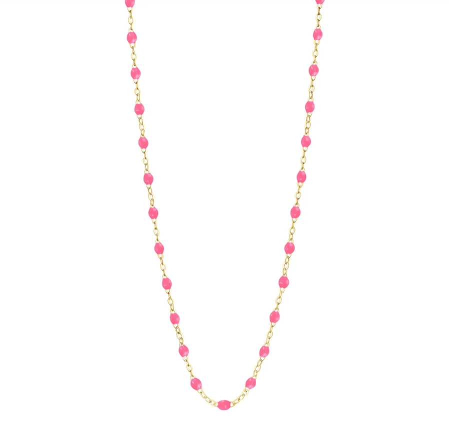 The Classic Gigi CLOZEAU 17.7" Necklace in Pink