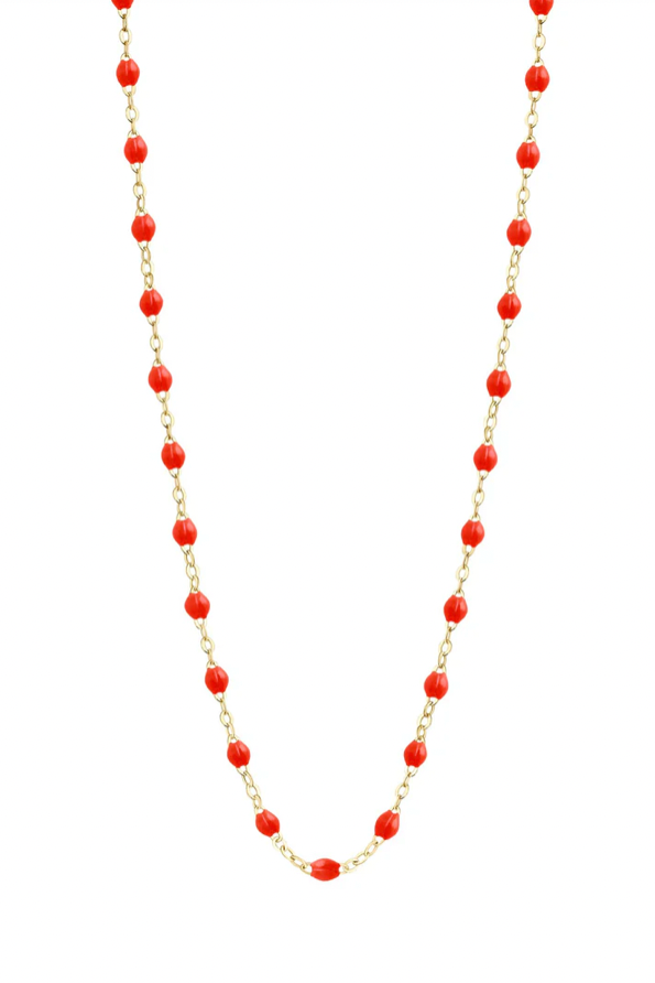 The Gigi CLOZEAU Classic 19.7" Necklace in Coral